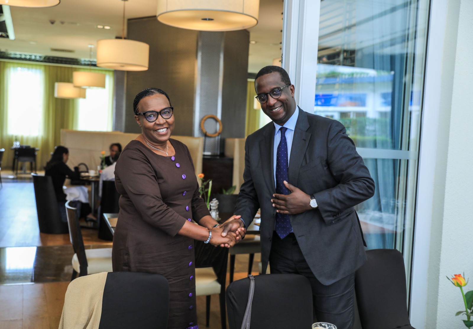  The Executive Director (ED) of DiDe Rwanda held a meeting with the president of Interpeace.