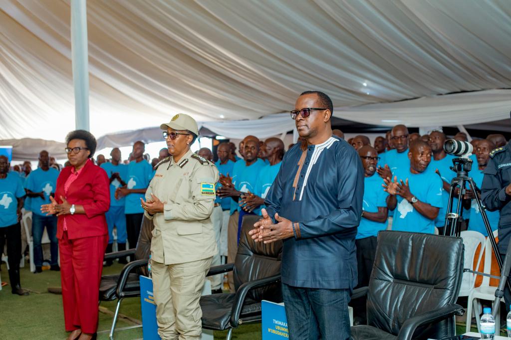 Closing the 3rd Phase of training for inmates preparing to complete their sentences for crimes related to the Genocide against the Tutsi 1994.