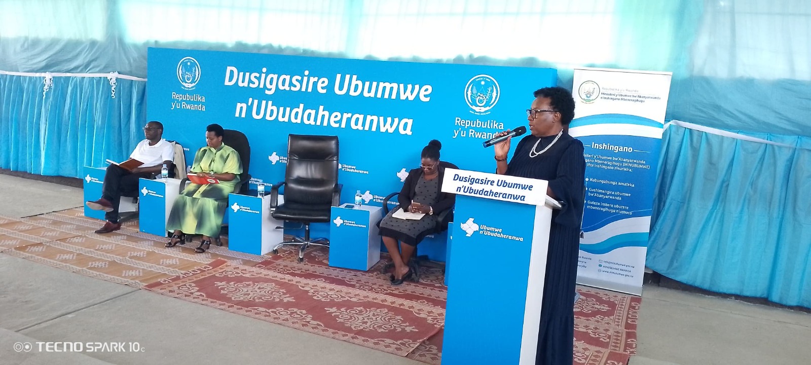 A CONFERENCE WITH WOMEN INMATES PREPARING FOR REINTEGRATION AFTER SERVING THEIR SENTENCES RELATED TO THE GENOCIDE AGAINST THE TUTSI 1994